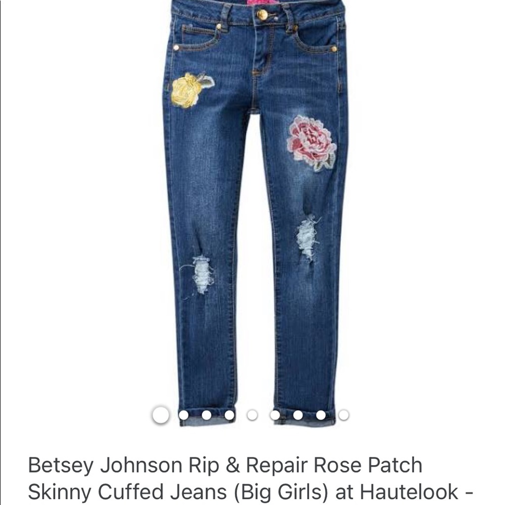 Betsey Johnson Skinny jeans size 16 junior
